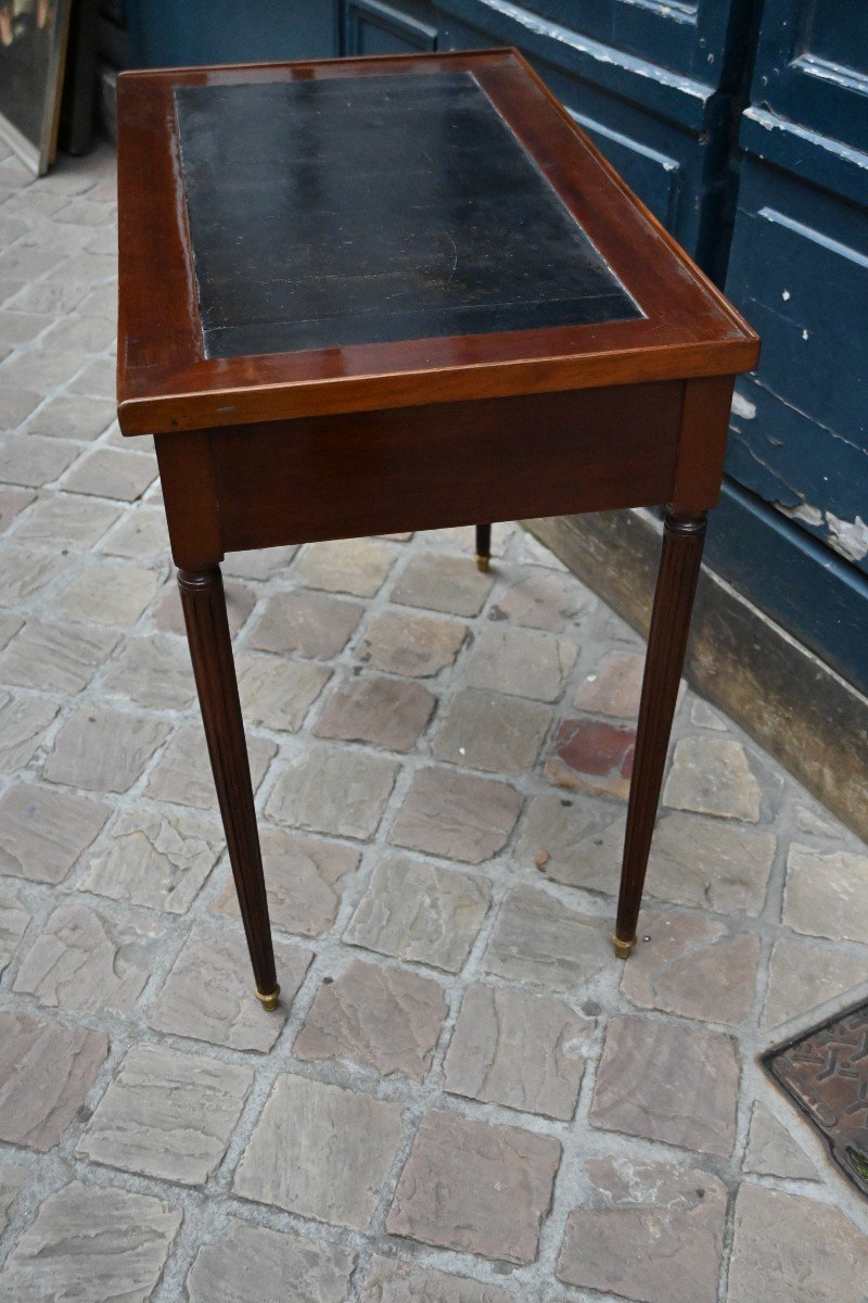 Petit Bureau D époque Louis XVI Acajou Fin XVIII-photo-3