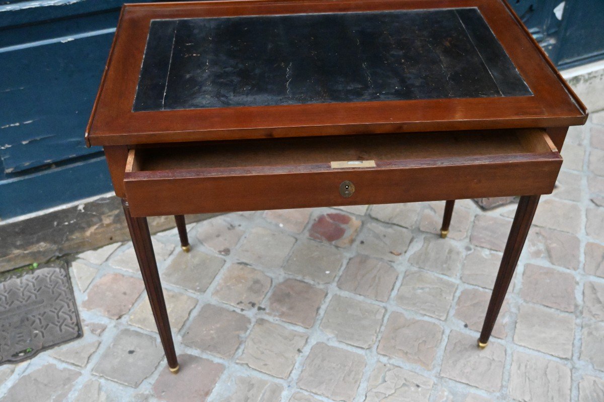 Petit Bureau D époque Louis XVI Acajou Fin XVIII-photo-2