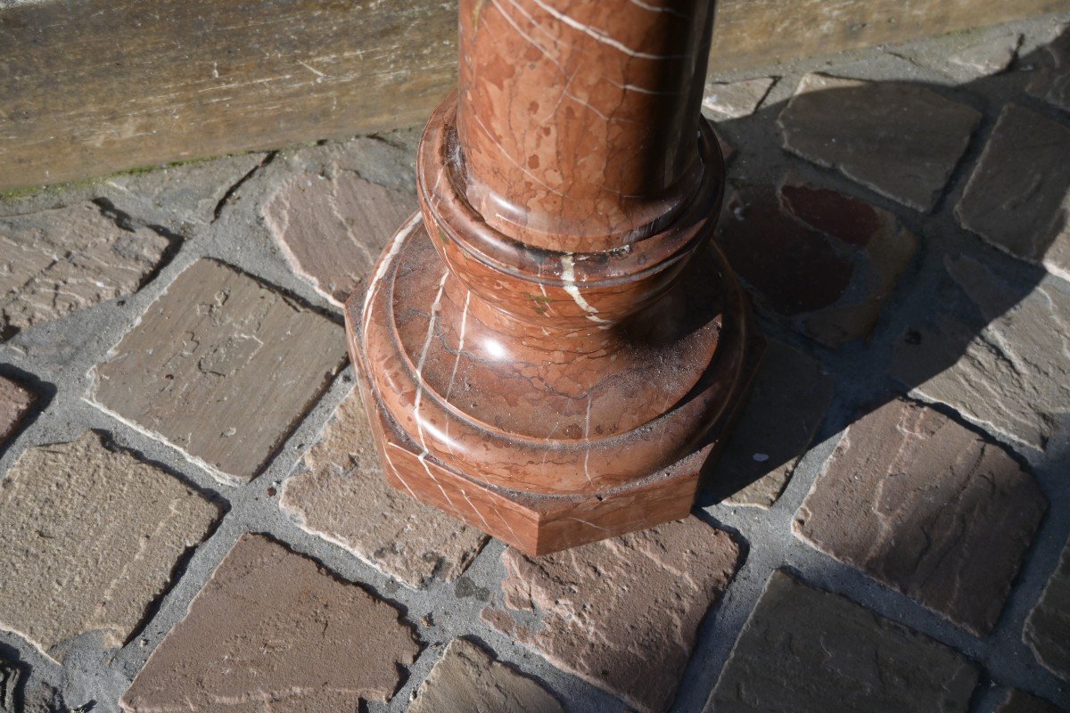 Colonne En Marbre Rouge Royal -photo-3