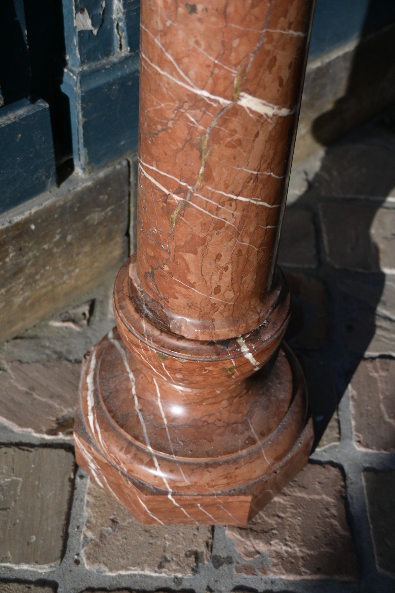 Colonne En Marbre Rouge Royal -photo-4