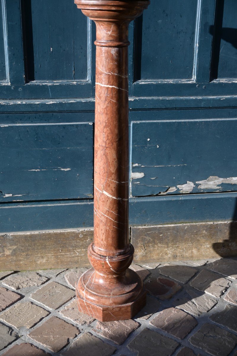 Colonne En Marbre Rouge Royal 