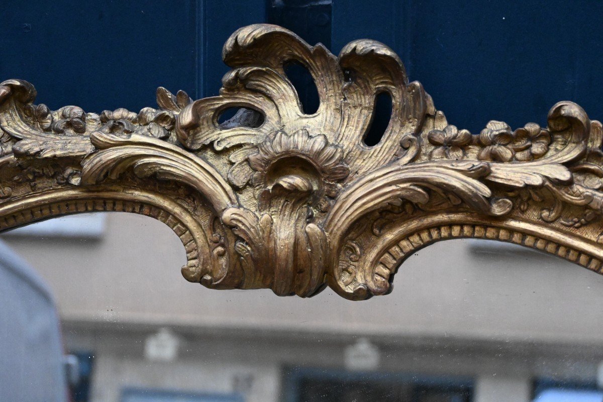 18th Century Regence Period Gilded Wood Mirror