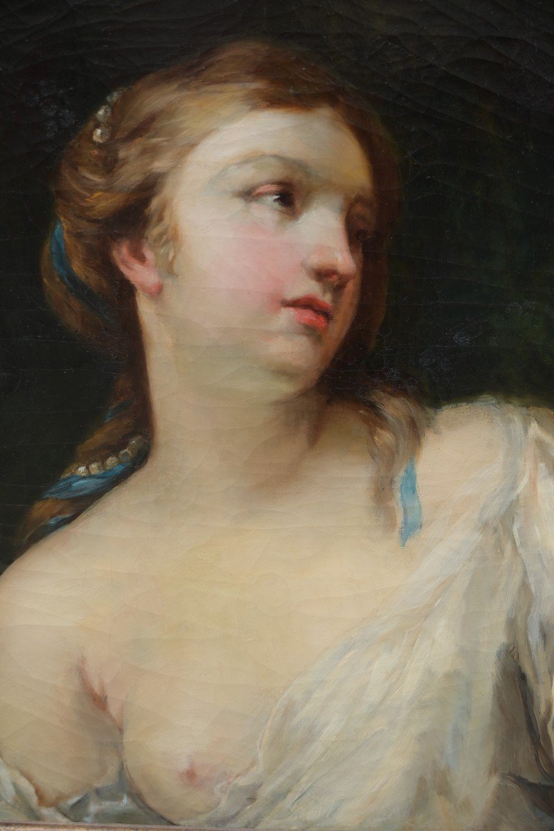 Portrait De Femme D époque Directoire  