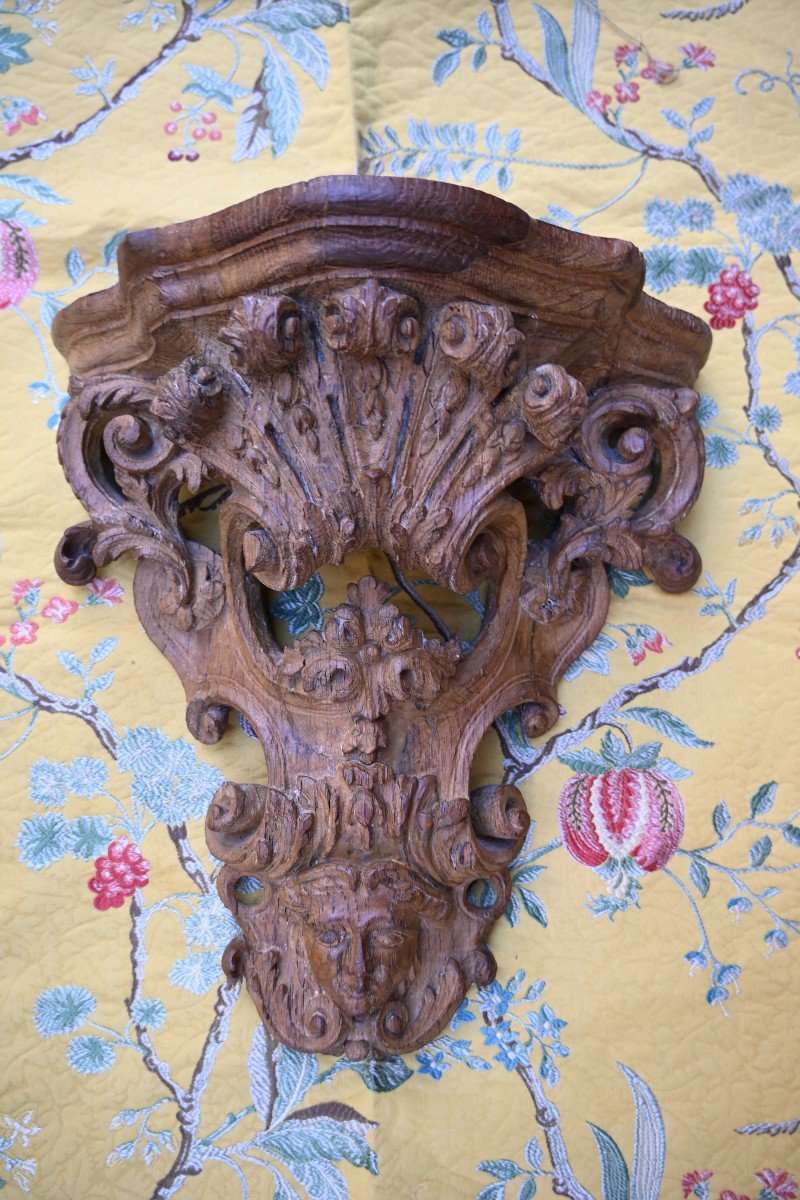 18th Century Regence Period Oak Wall Console