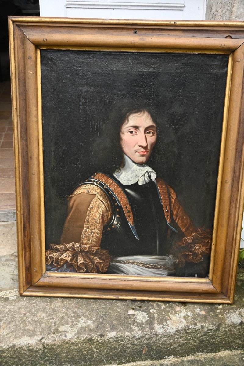 Portrait Of A Man In Armor, 17th Century School-photo-7