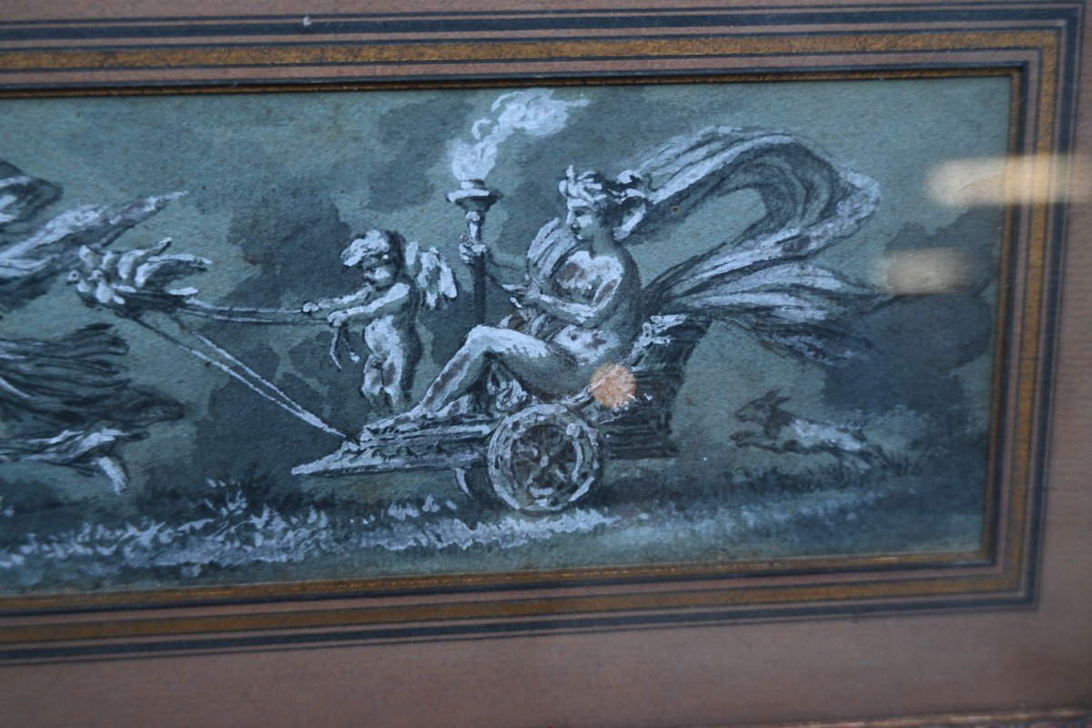 Prud'hon Follower Of: Drawing Venus And Her Chariot XIX-photo-1