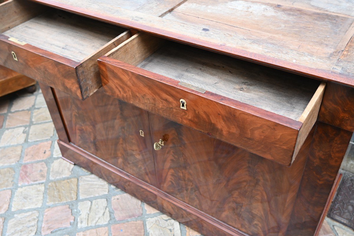 Mahogany Buffet Stamped Jacob, Empire XIX-photo-5