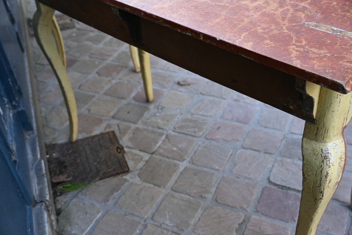 Pair Of 18th Century Consoles, Provence, Louis XV Period-photo-6