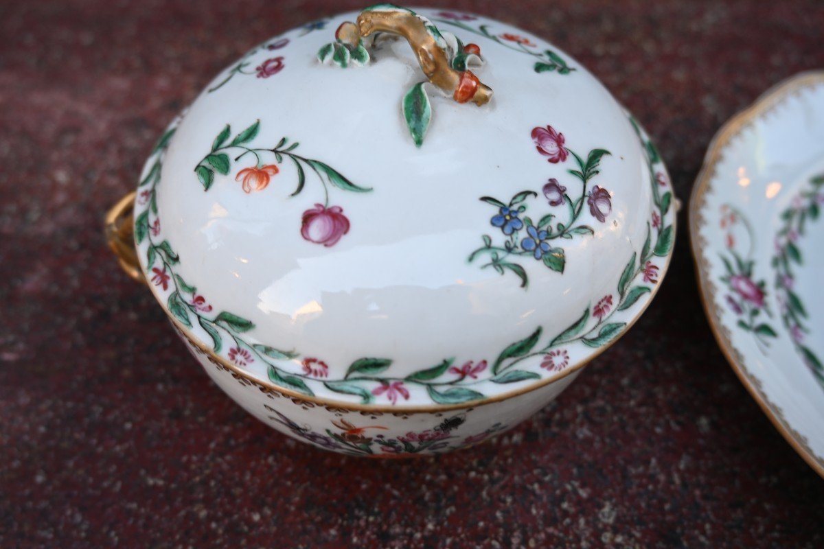 Bouillon En Porcelaine De Chine Du XVIII-photo-1