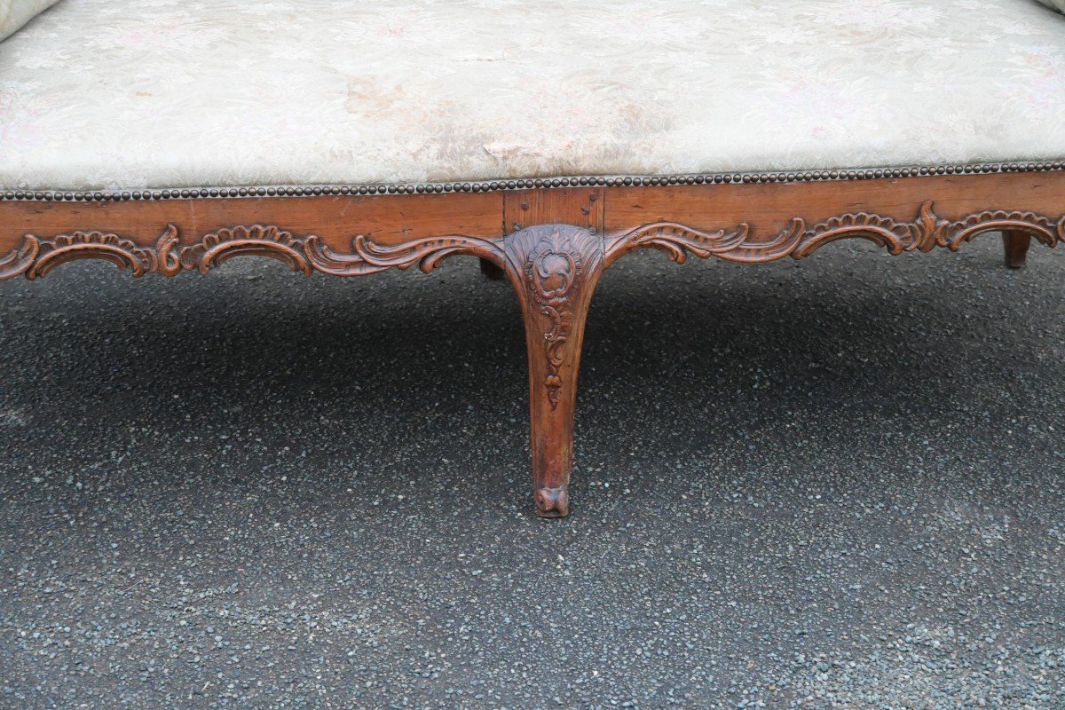 Banquette D époque Louis XV Provence XVIII-photo-2