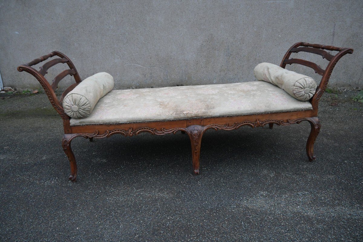 Banquette D époque Louis XV Provence XVIII