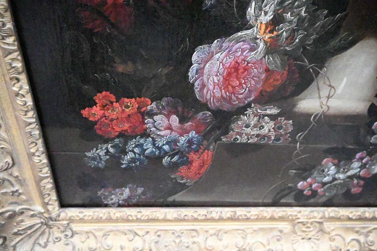 Important Flower Painting Signed By De Booschaert XVIII-photo-6