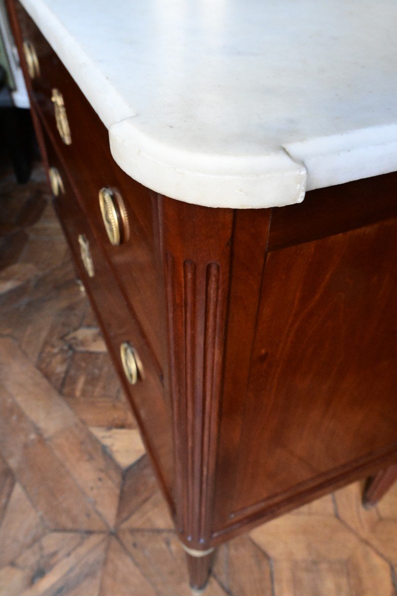 Commode En Acajou  D époque Louis XVI Fin XVIII-photo-5