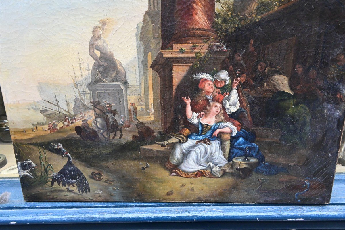 Genre Scene In 18th Century Ruins-photo-4