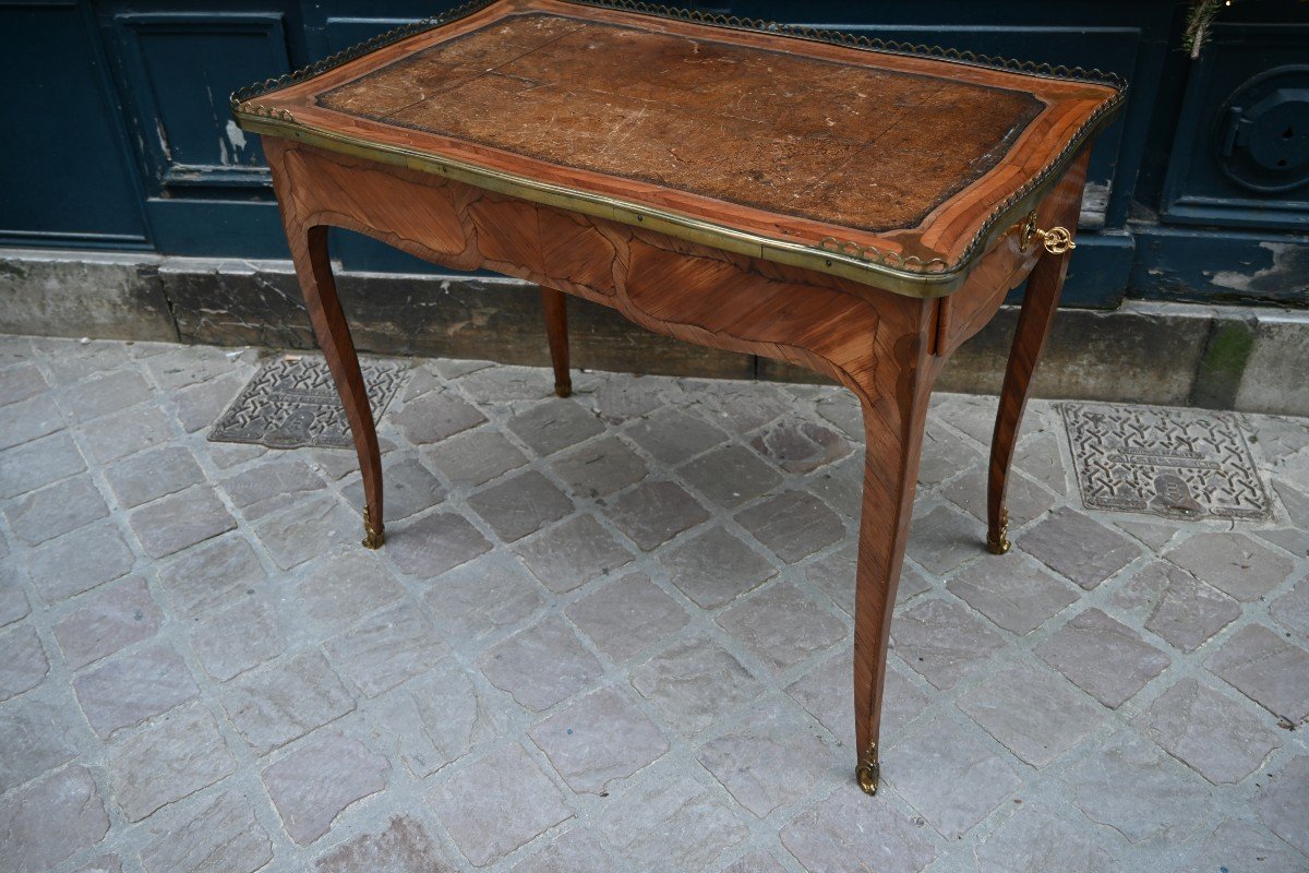 Petit Bureau D époque Louis XV -photo-2