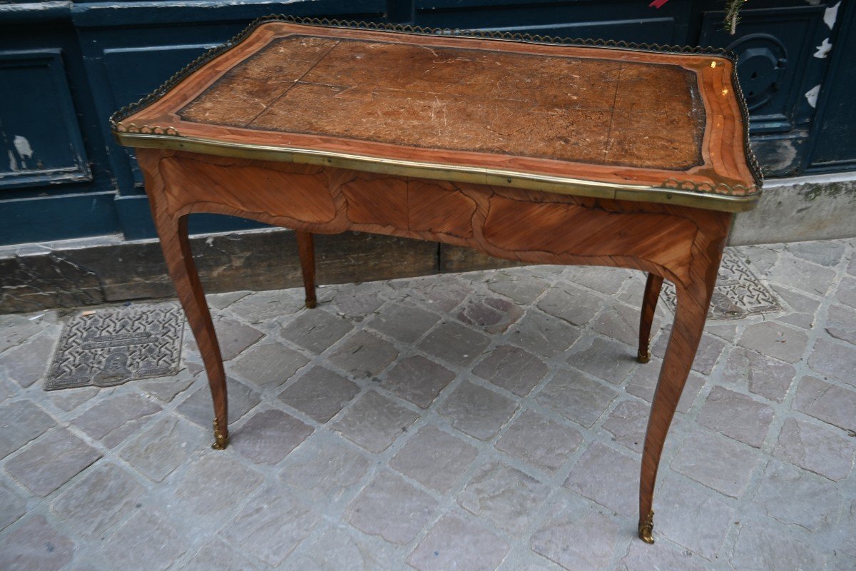 Petit Bureau D époque Louis XV -photo-4