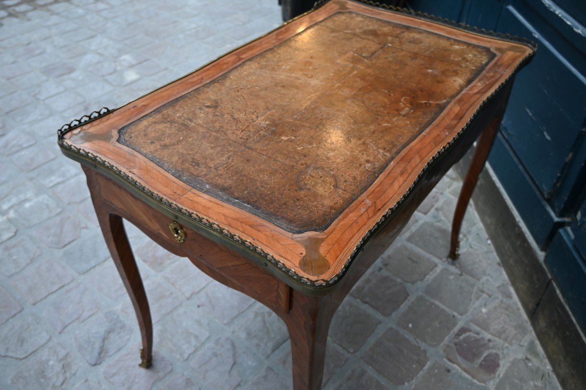 Petit Bureau D époque Louis XV -photo-8