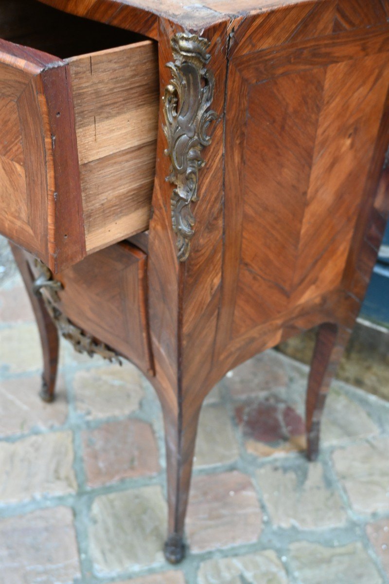 Small Louis XV Period Chest Of Drawers, Between The Two XVIII-photo-3