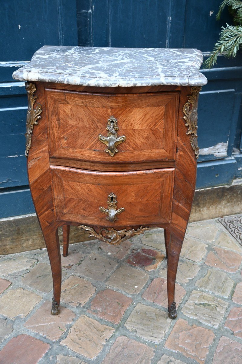 Small Louis XV Period Chest Of Drawers, Between The Two XVIII-photo-1