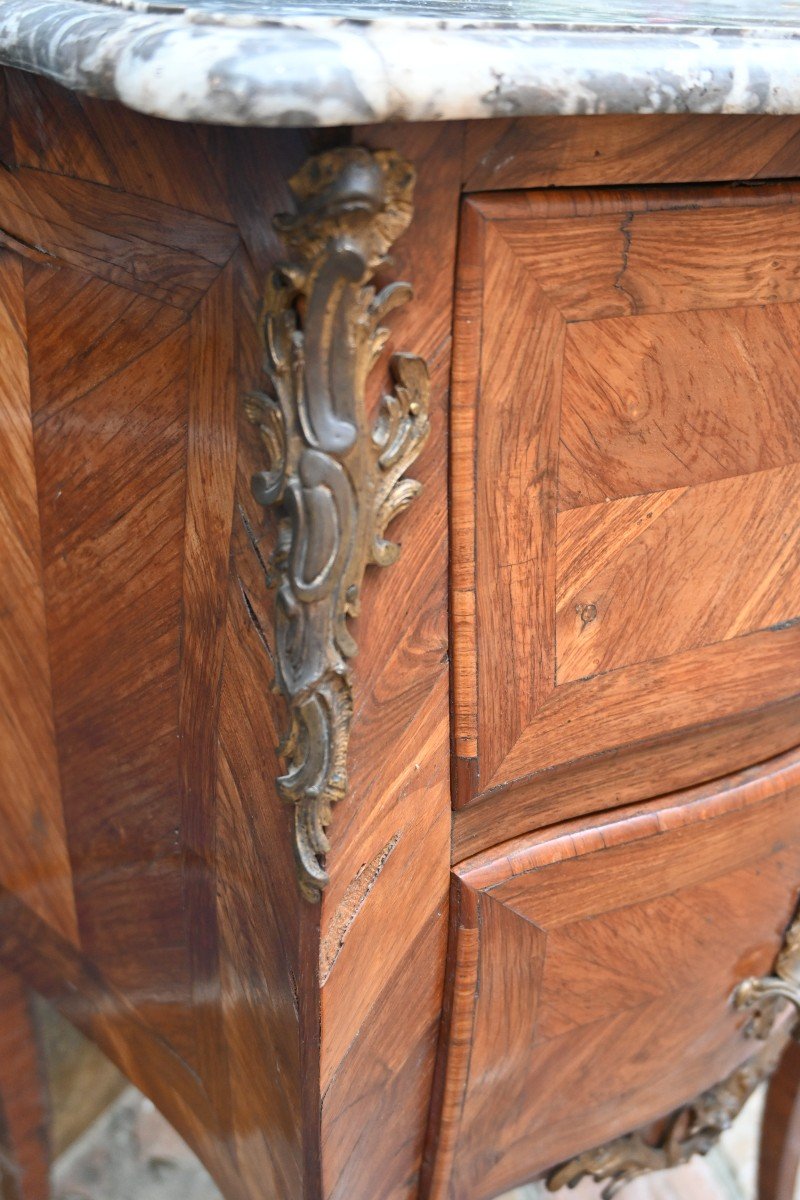 Small Louis XV Period Chest Of Drawers, Between The Two XVIII-photo-4