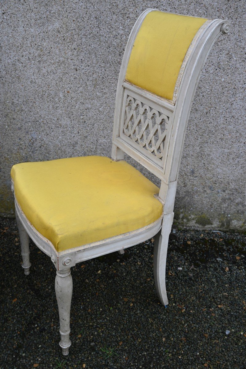 Paire De Chaise Directoire-photo-4