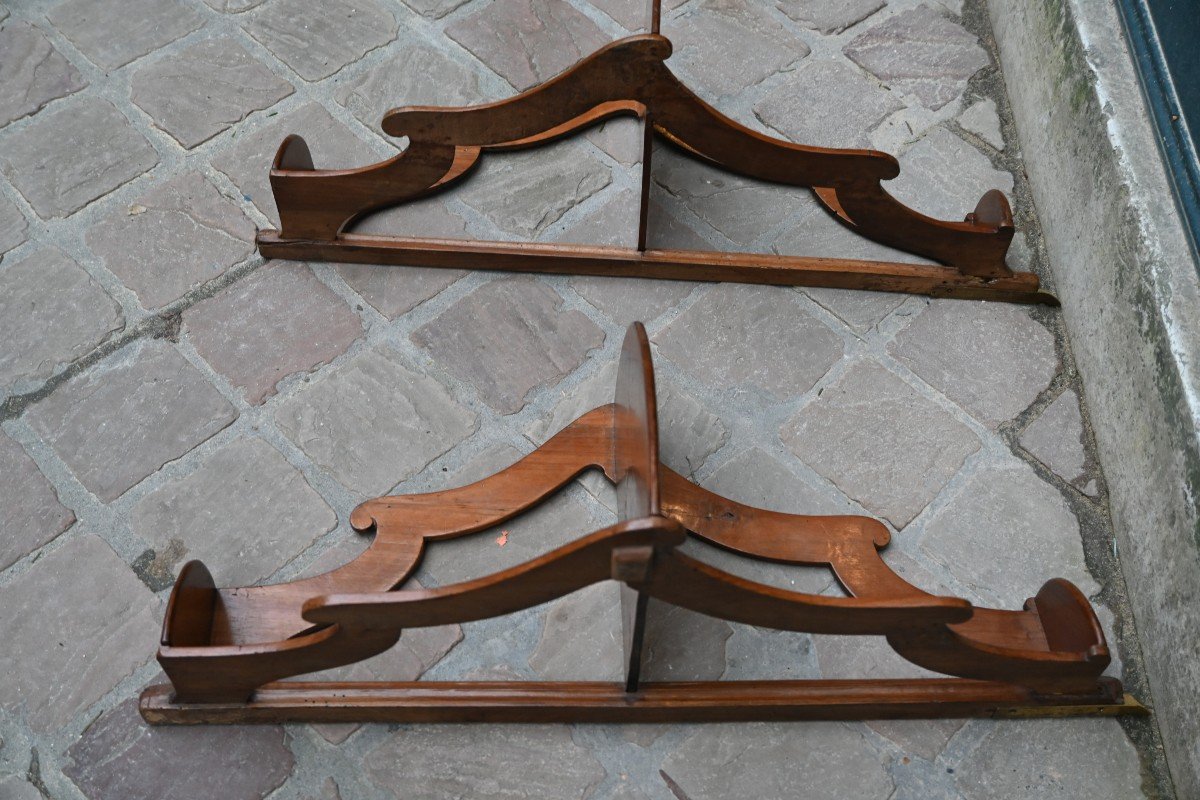 Pair Of Elegant 18th Century Corner Shelves-photo-5