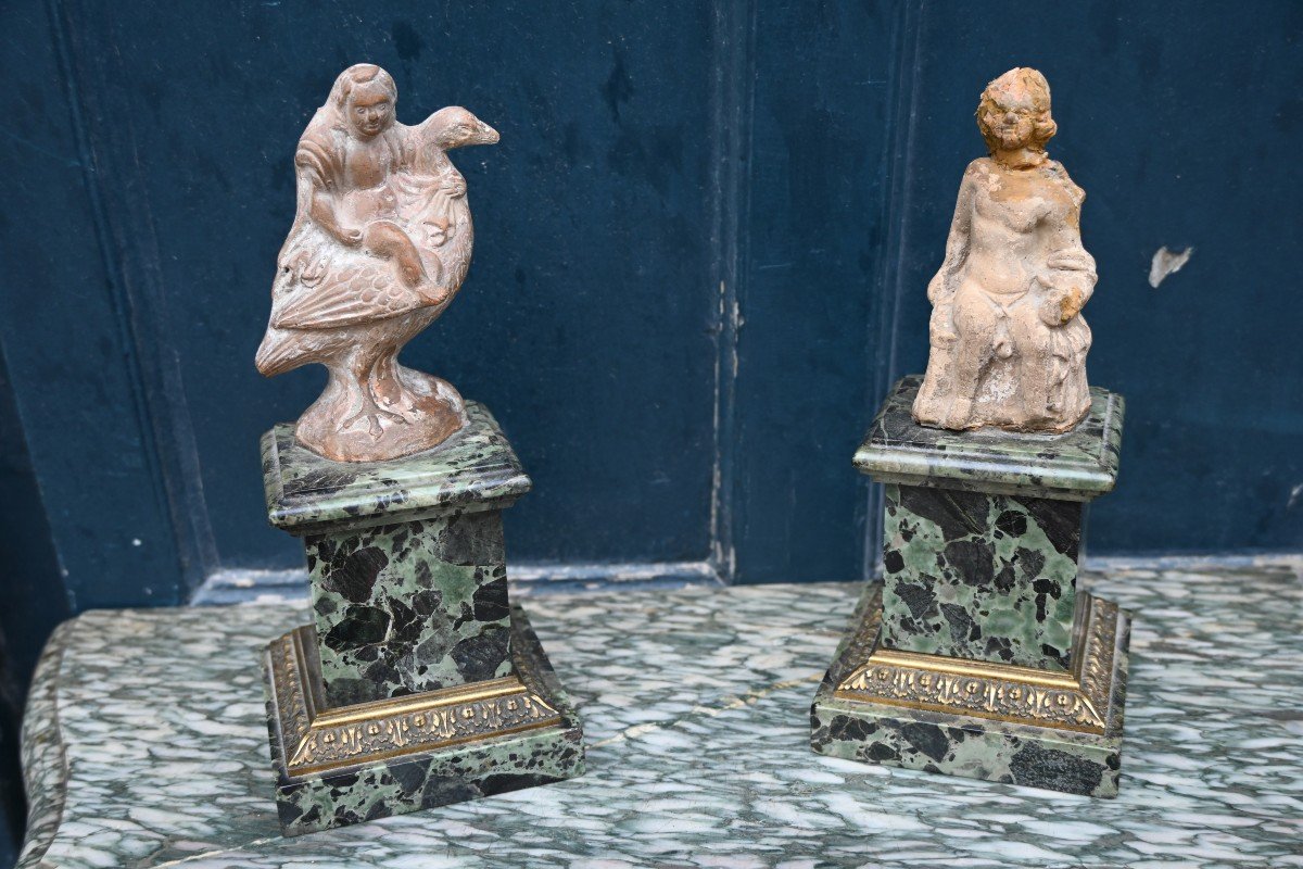 Pair Of 19th Century Marble Plinths 