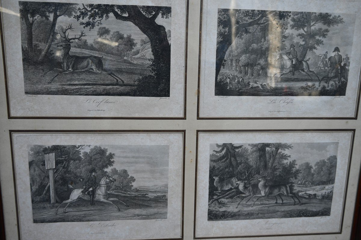 Hunting With Foxes Series Of Engravings XIX D After Vernet-photo-7