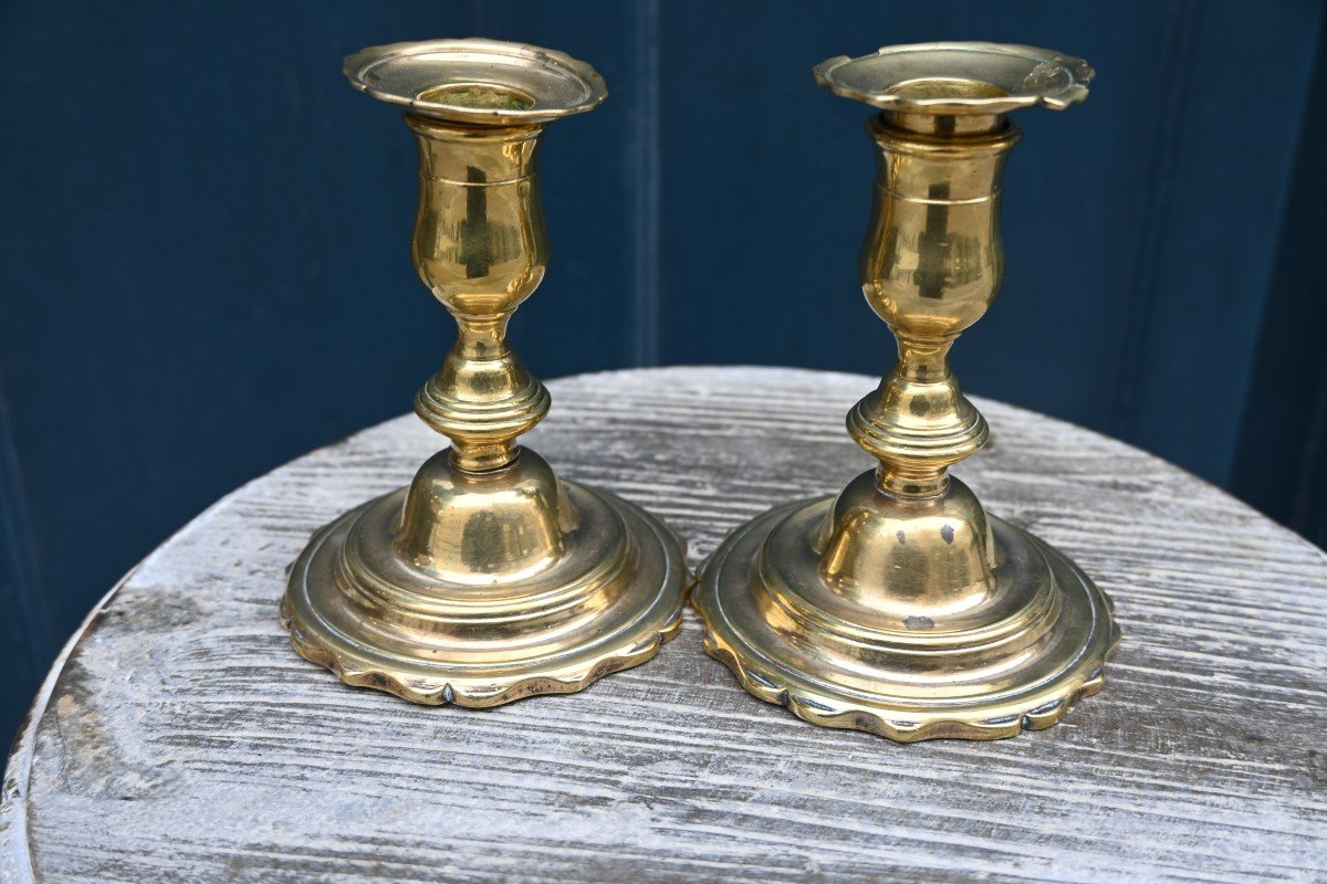 Pair Of Louis XV Period Dressing Table Candlesticks-photo-3