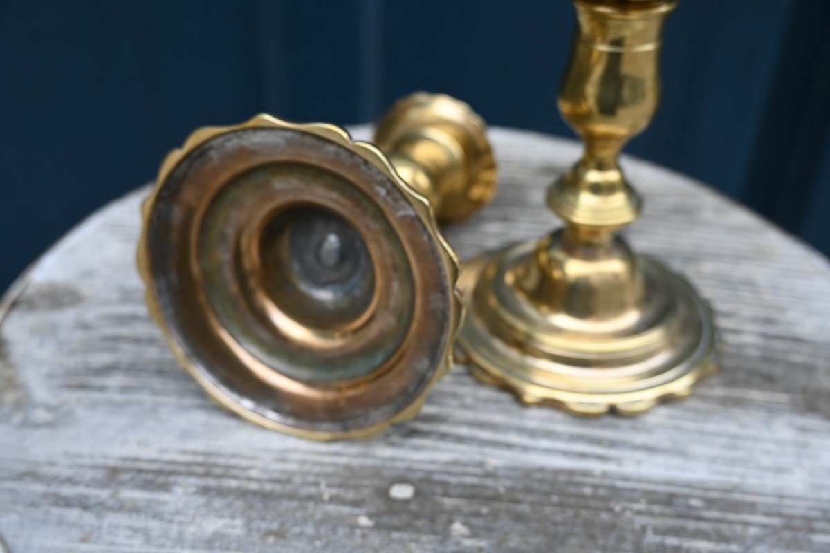 Pair Of Louis XV Period Dressing Table Candlesticks-photo-3