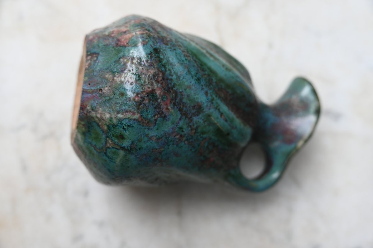 Dalpayrat Small Glazed Stoneware Pitcher Vase-photo-5