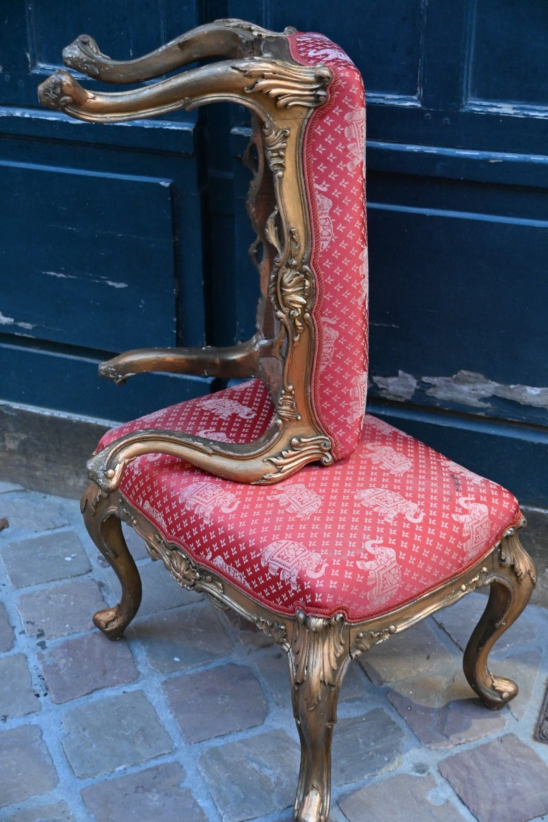 Pair Of 18th Century Italian Stools-photo-1