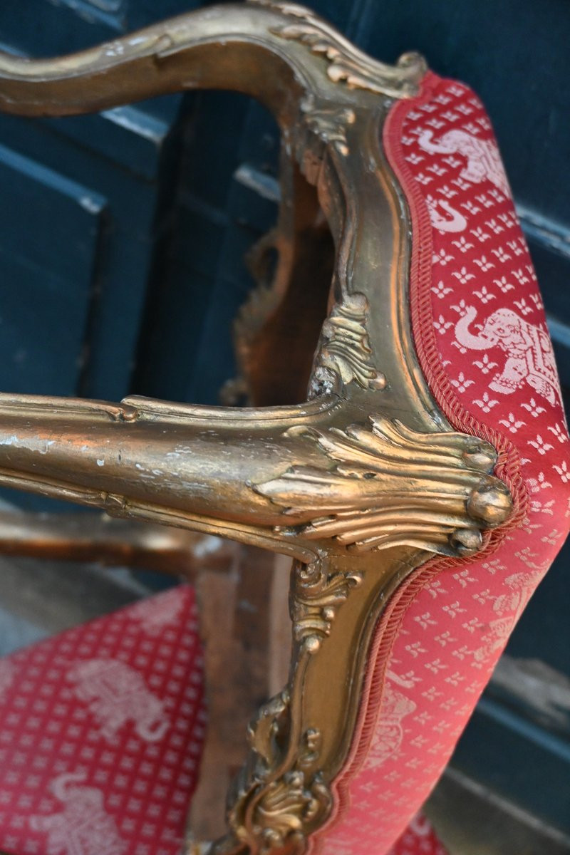 Pair Of 18th Century Italian Stools-photo-6