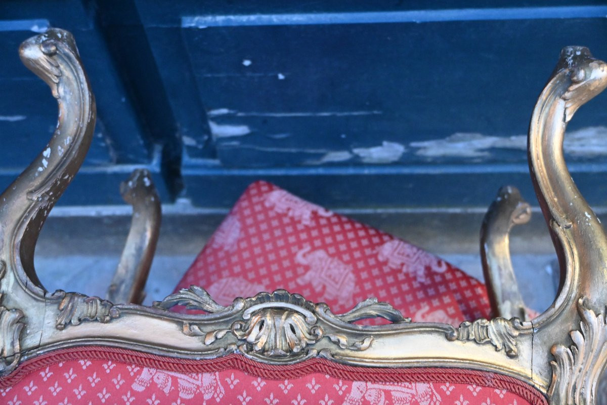 Pair Of 18th Century Italian Stools-photo-8