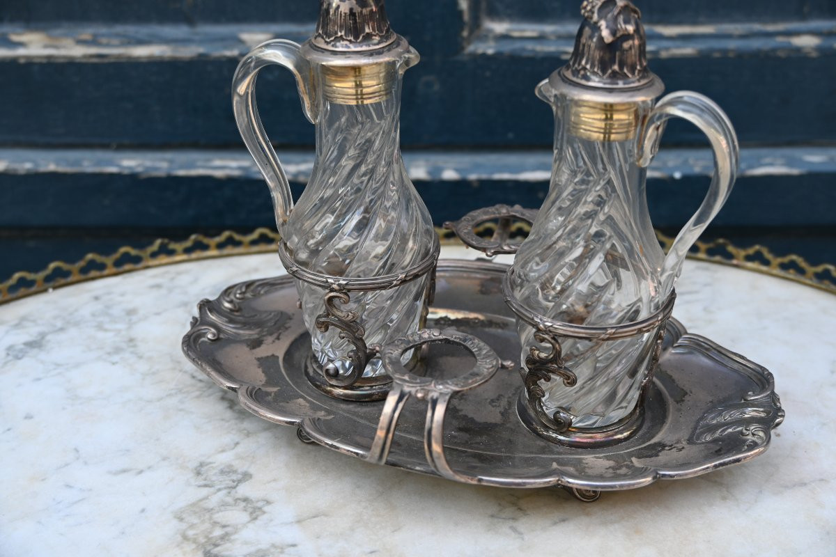 Boin Taburet, 18th Century Style Silver Vinegar Cruet-photo-4