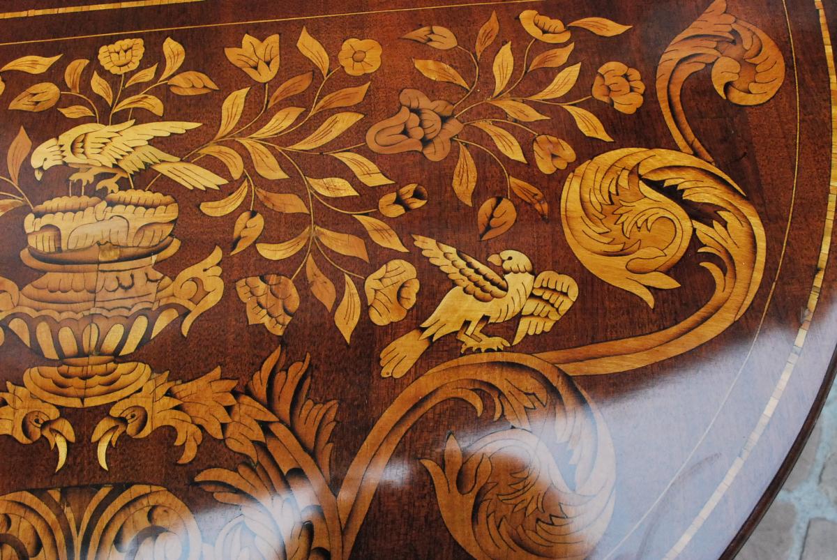 Half Moon Furniture, Marquetry, Holland-photo-1