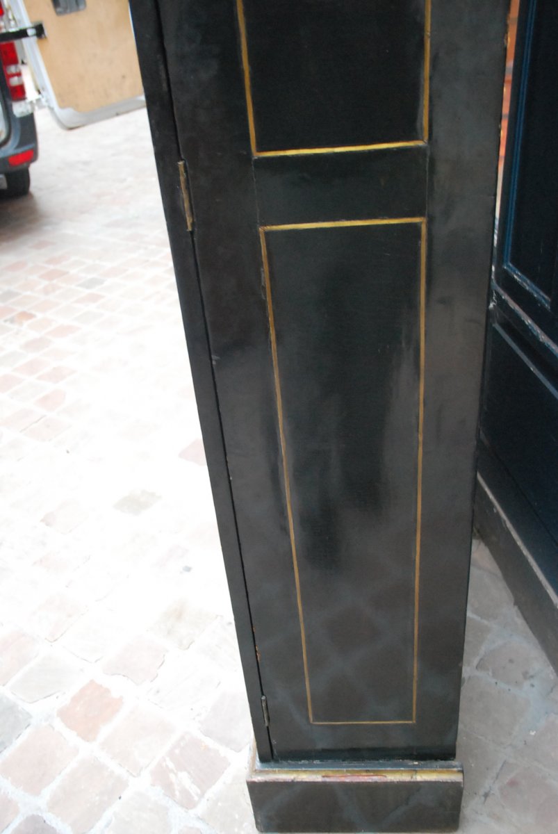 Boulle Marquetry Cabinet And Chinese Lacquer Panel, Louis XIV-photo-8