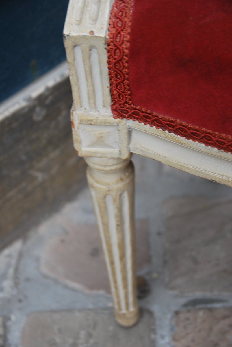 Charmant Petit Fauteuil D Enfant D époque Louis XVI     XVIII-photo-4