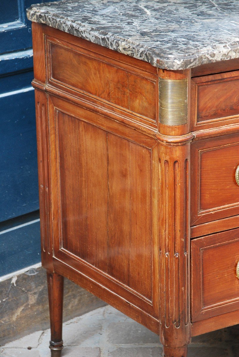 Commode D Louis XVI Stamped Roux-photo-2