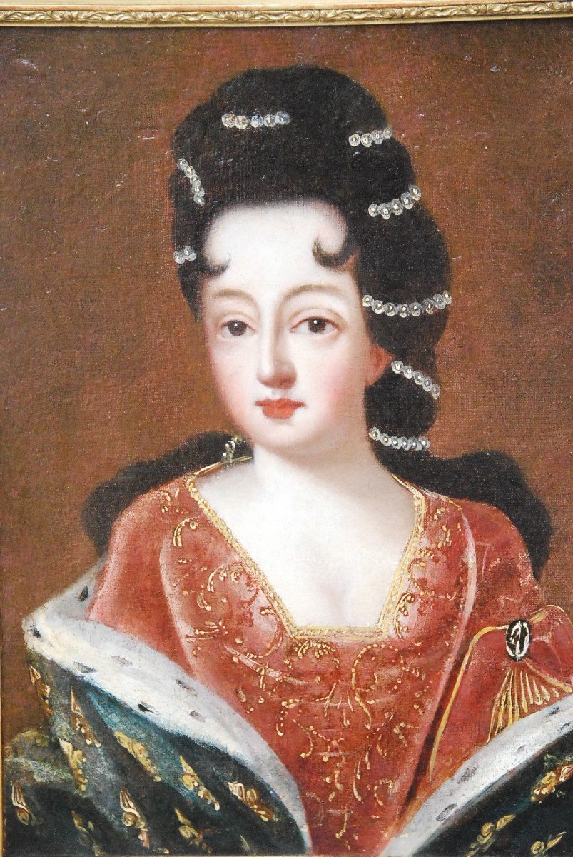 Portrait D Après Gobert De La Princesse De Conti , Louise De Bourbon-photo-2