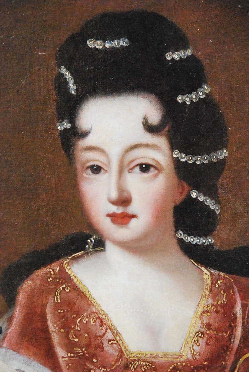 Portrait D Après Gobert De La Princesse De Conti , Louise De Bourbon-photo-6