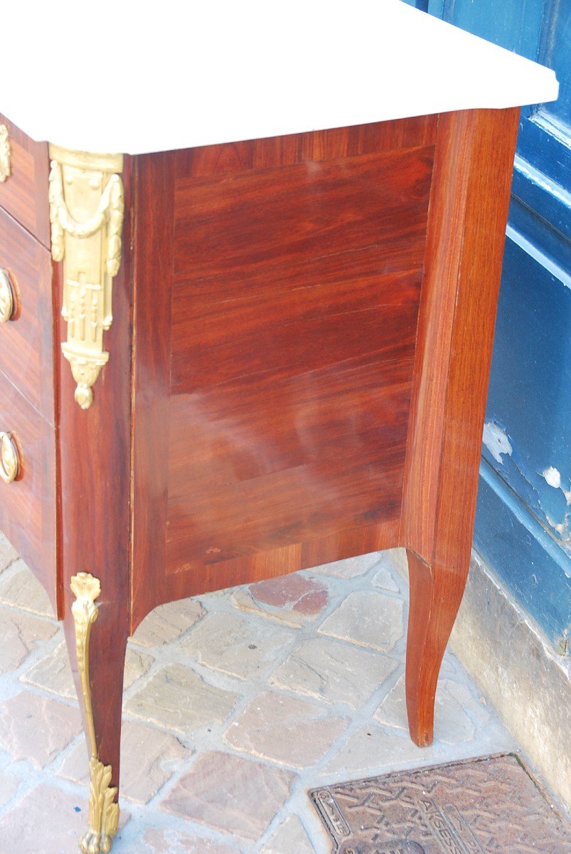 Commode In Satin Veneer Stamped From Hericourt-photo-7