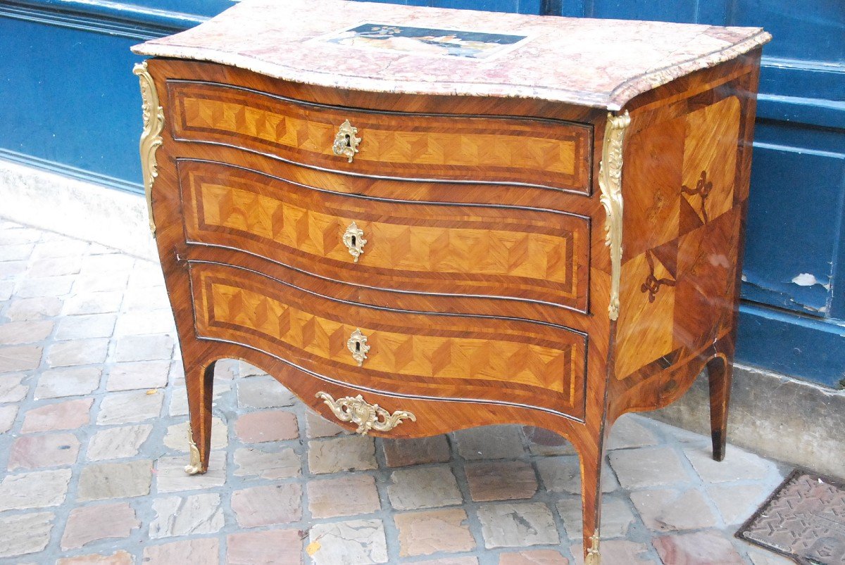 Commode Italienne Naples XVIII-photo-7