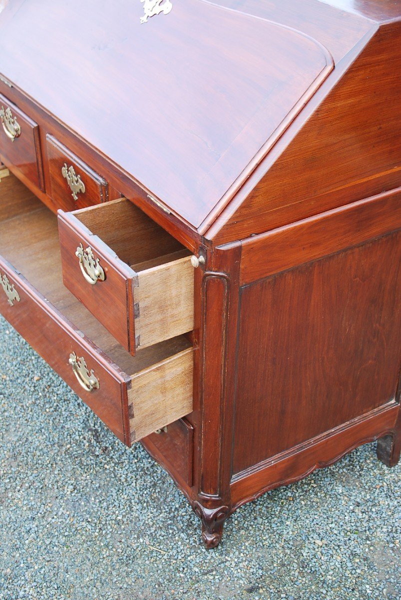 Commode Scriban Molouine In Mahogany XVIII-photo-2