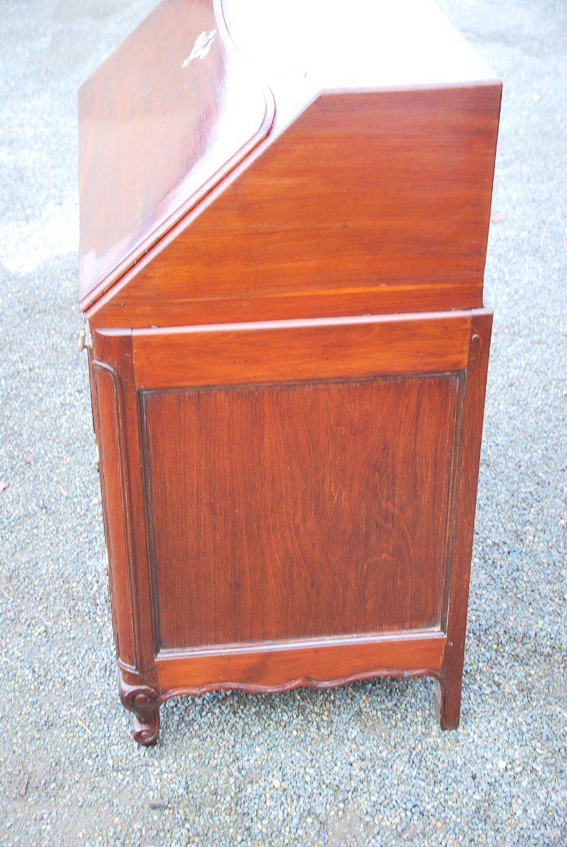 Commode Scriban Molouine In Mahogany XVIII-photo-8