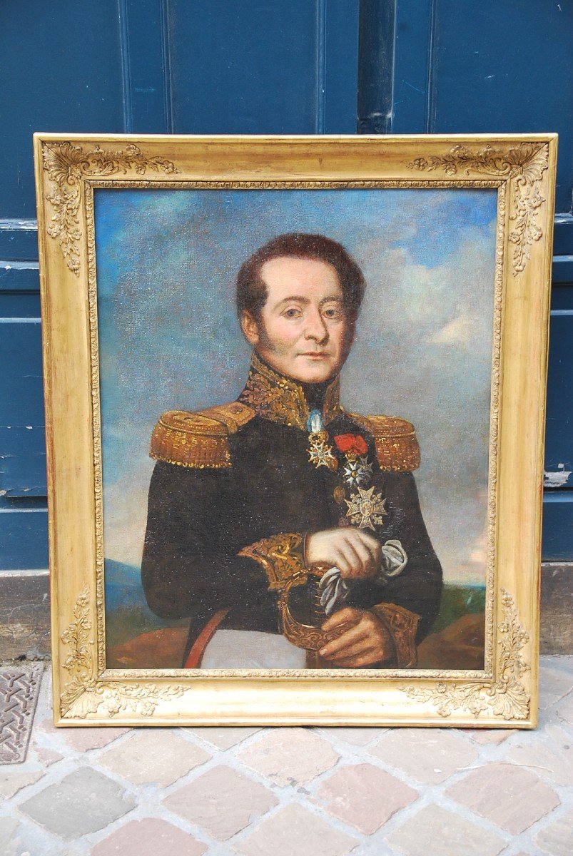 Portrait Of Admiral Mathieu Governor Of Martinique-photo-2