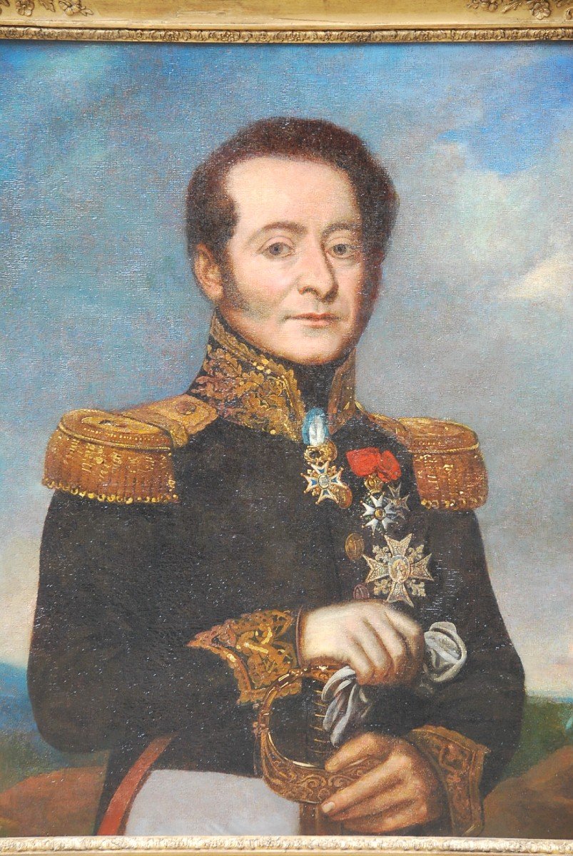 Portrait Of Admiral Mathieu Governor Of Martinique-photo-3