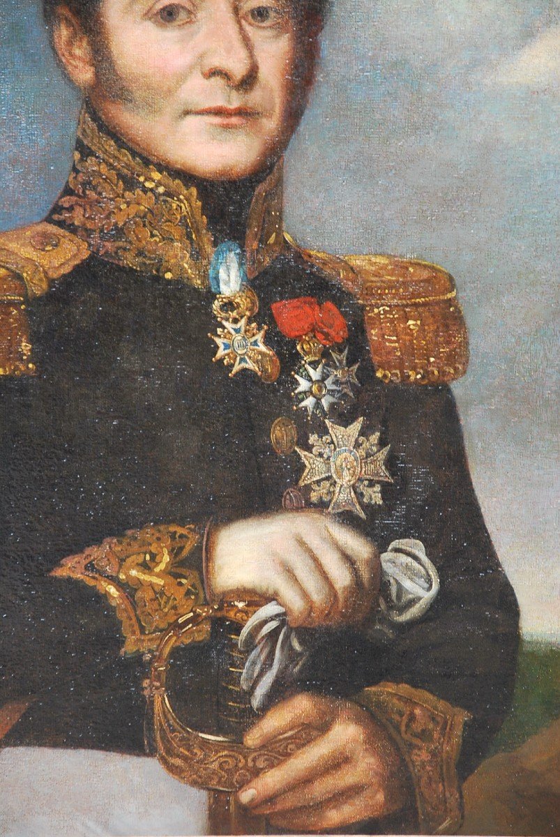 Portrait Of Admiral Mathieu Governor Of Martinique-photo-4