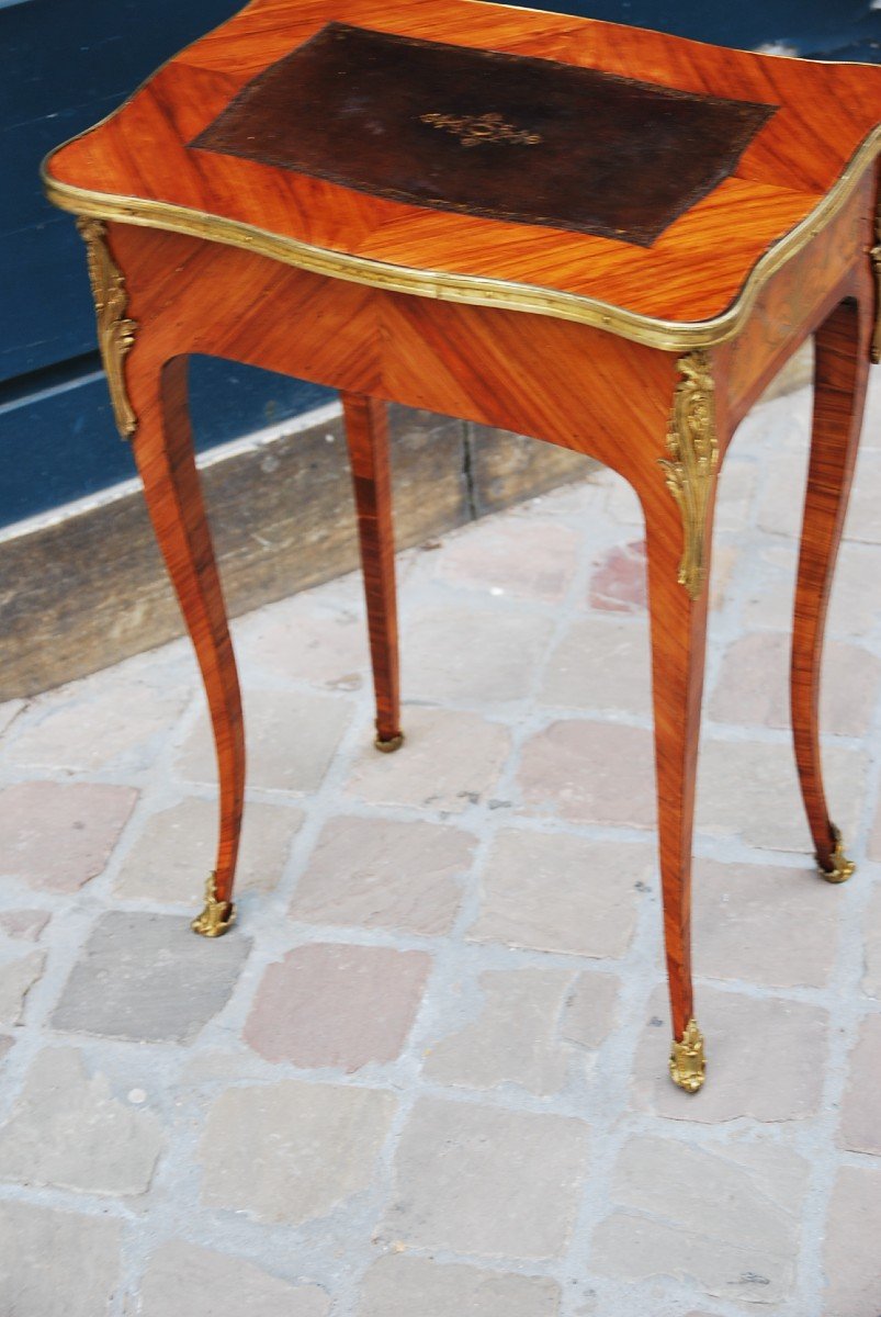 Small Salon Table Stamped By Jb Gallet, Louis XV Period-photo-6