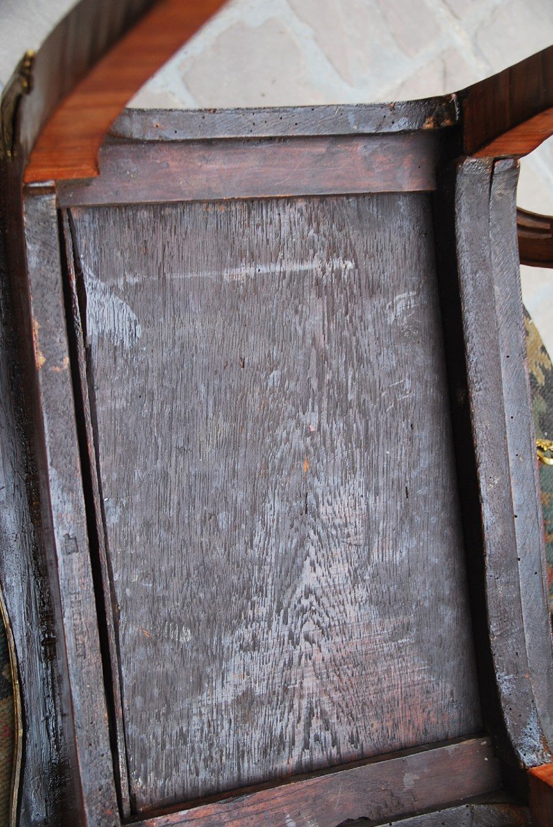 Small Salon Table Stamped By Jb Gallet, Louis XV Period-photo-7